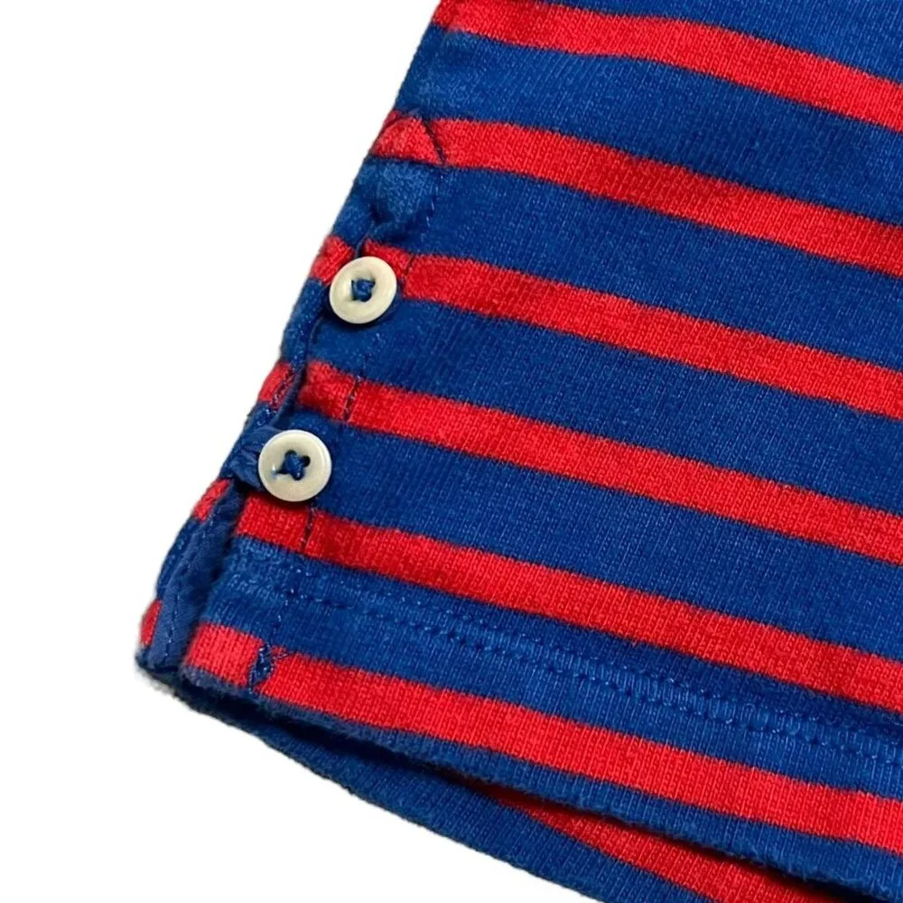 Crewcuts 3Y Blue & Red Striped Dress